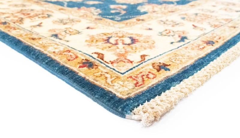 Ziegler Teppich 152 x 209 cm - blau