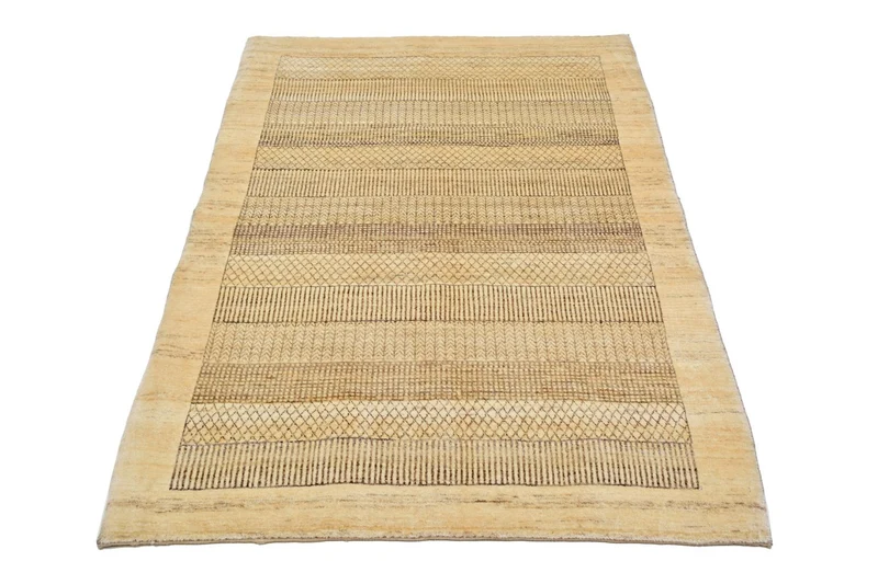 Gabbeh Teppich - Loribaft Perser 114 x 164 cm - natur