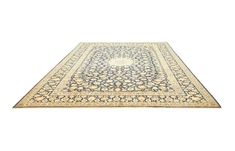 Perserteppich - Keshan 298 x 423 cm - blau