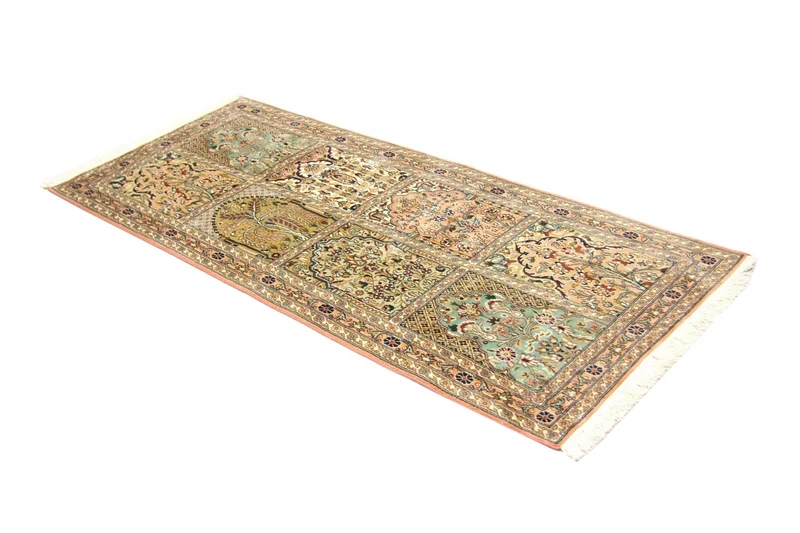 Seidenteppich - Kaschmir Seide 77 x 183 cm Teppichläufer