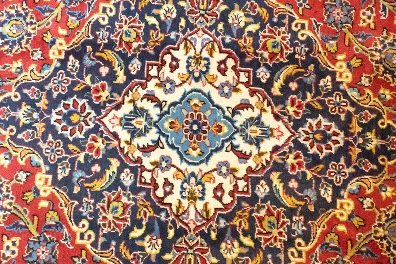 Perserteppich - Keshan 297 x 414 cm - orange
