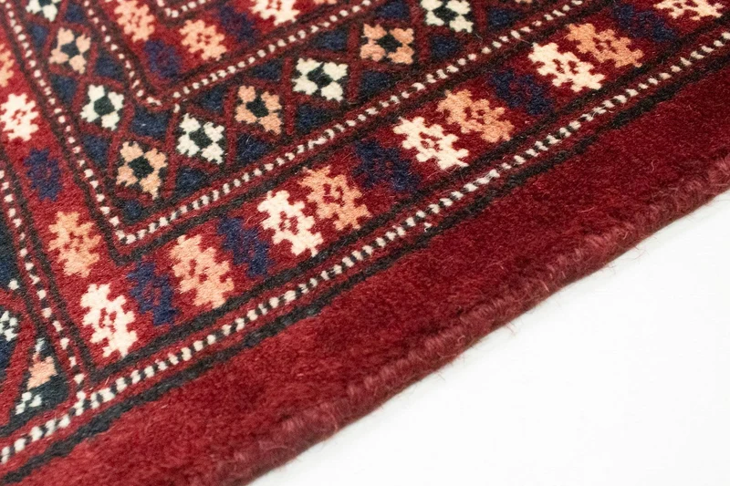 Afghan Teppich - Buchara 204 x 207 cm - rot