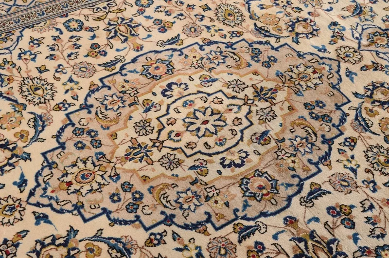 Perserteppich - Keshan 198 x 305 cm - beige