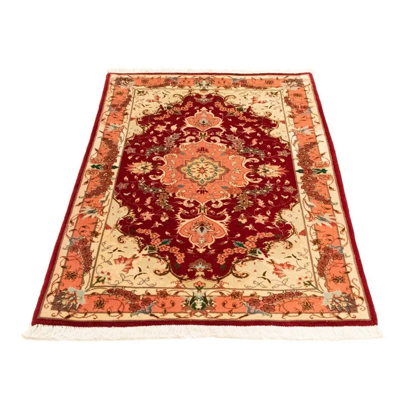 Perserteppich - Täbriz - Royal 78 x 113 cm Teppichbrücke - rot