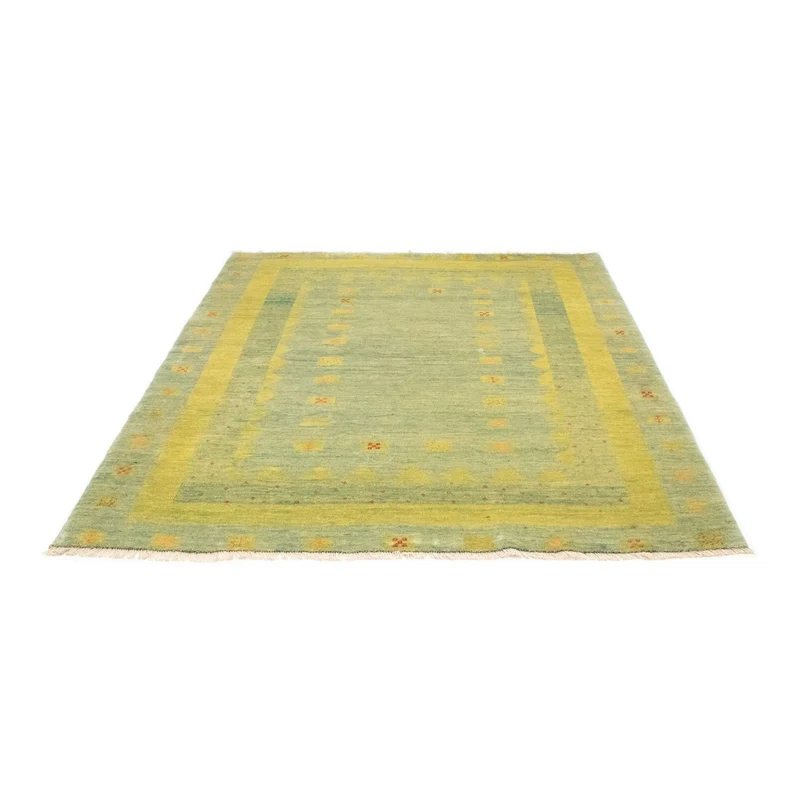 Gabbeh Teppich - Perser 175 x 218 cm - hellgrün