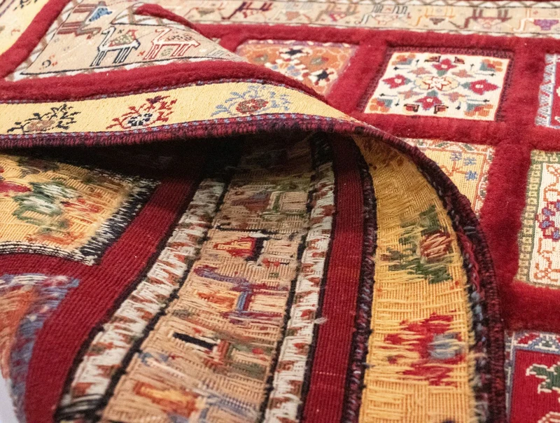 Perserteppich - Nomadic 105 x 148 cm - rot