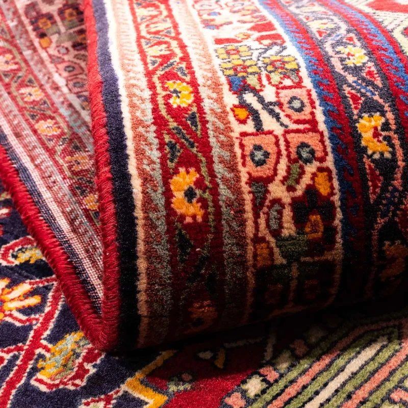 Perserteppich - Nomadic 152 x 250 cm - dunkelrot
