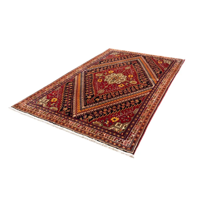 Perserteppich - Nomadic 152 x 250 cm - dunkelrot