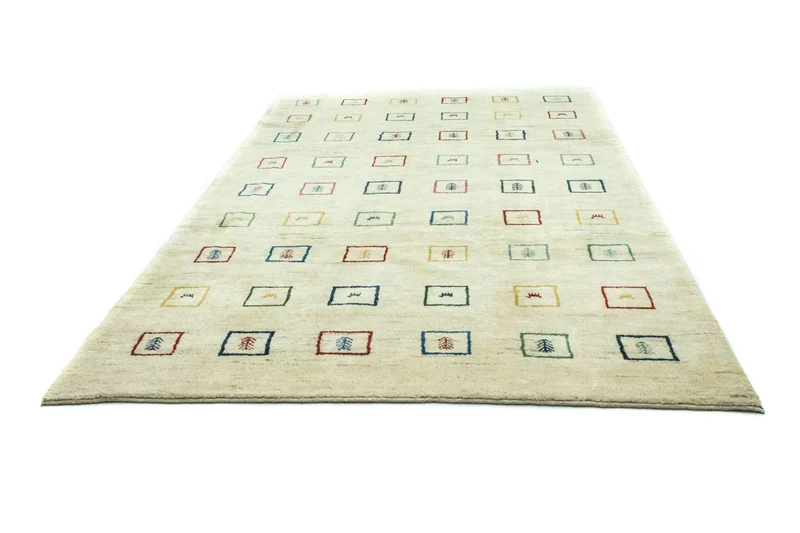 Gabbeh Teppich - Perser 195 x 281 cm - beige