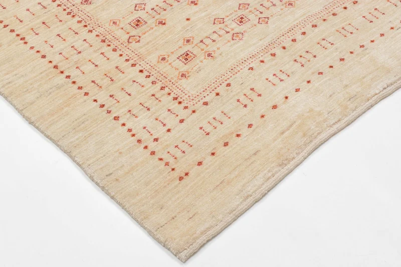 Gabbeh Teppich - Loribaft Perser 119 x 201 cm - beige