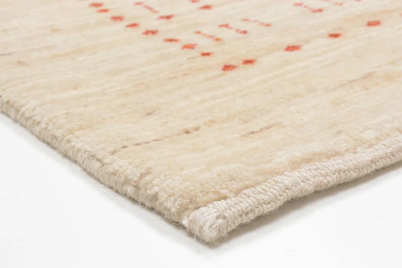 Gabbeh Teppich - Loribaft Perser 119 x 201 cm - beige