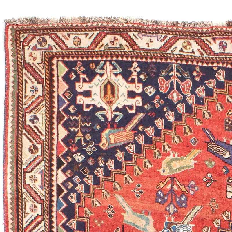 Perserteppich - Nomadic 205 x 257 cm - rot