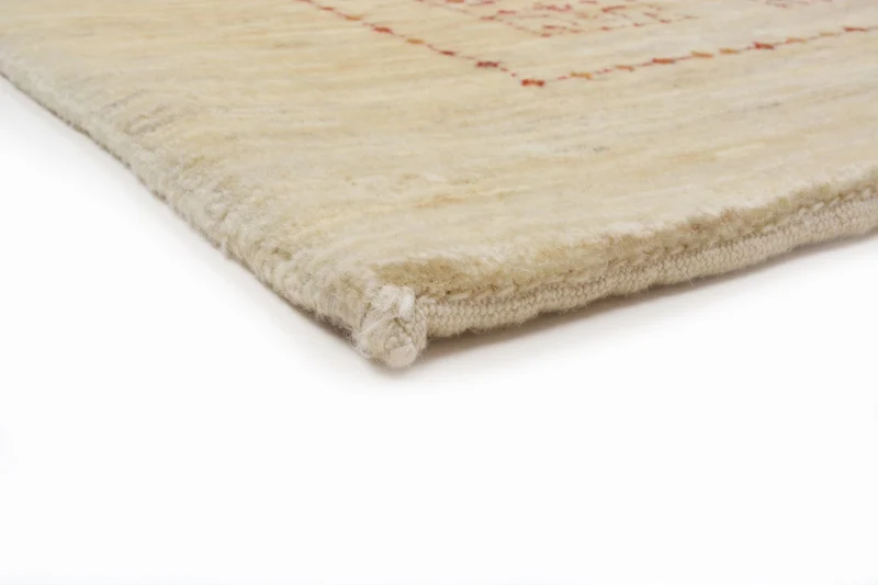 Gabbeh Teppich - Loribaft Perser 106 x 174 cm - beige