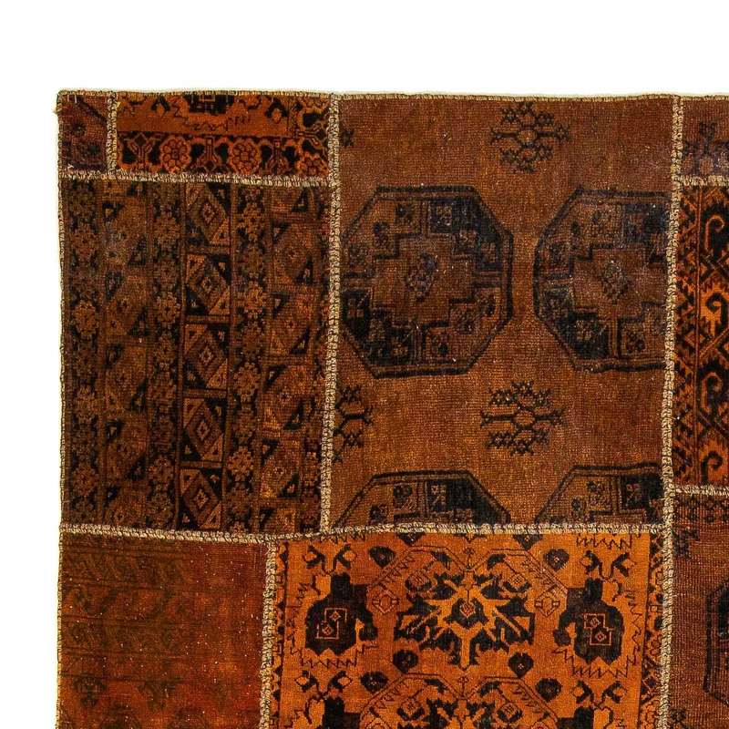 Patchwork Teppich 208 x 300 cm - mehrfarbig