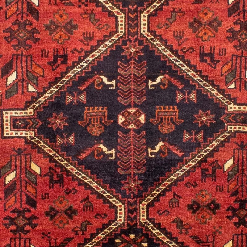 Perserteppich - Nomadic 221 x 312 cm - dunkelrot