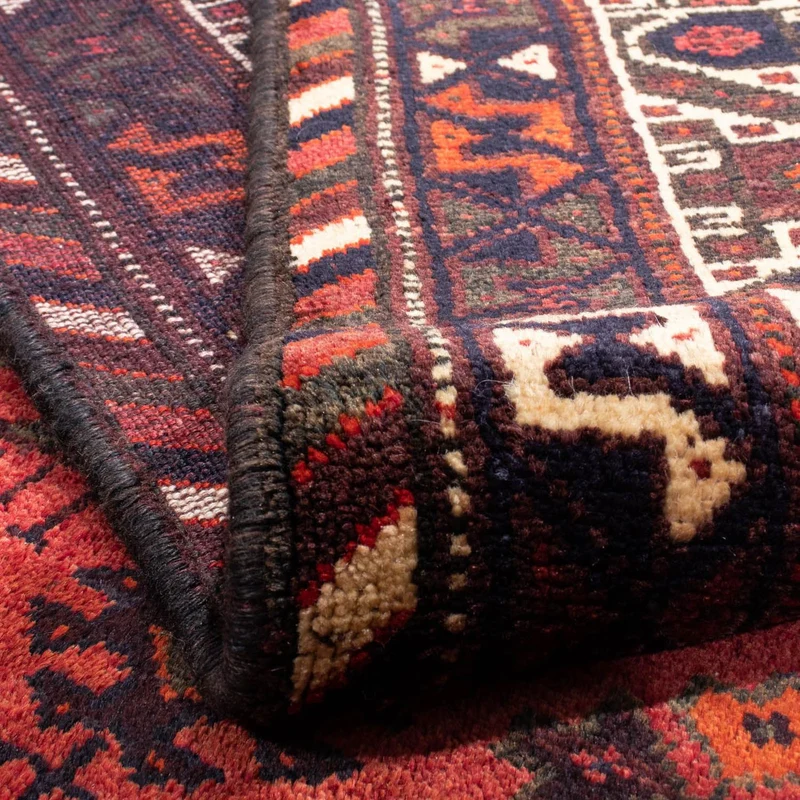 Perserteppich - Nomadic 221 x 312 cm - dunkelrot