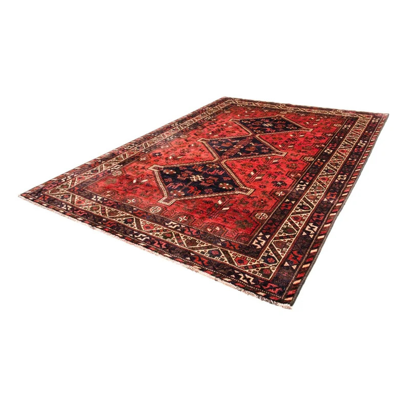 Perserteppich - Nomadic 221 x 312 cm - dunkelrot