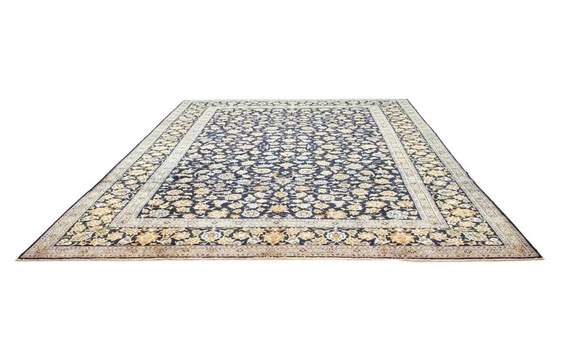 Perserteppich - Keshan 311 x 410 cm - blau