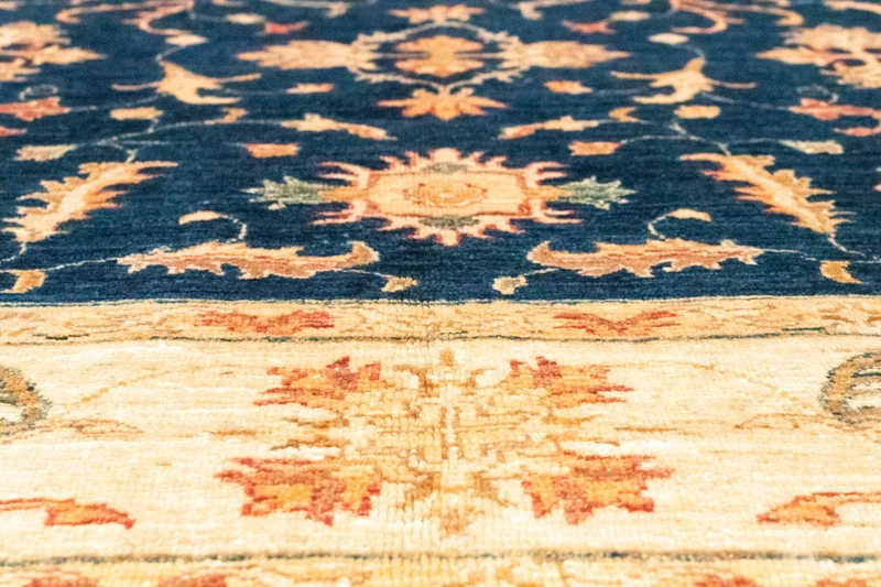 Ziegler Teppich 178 x 253 cm - blau