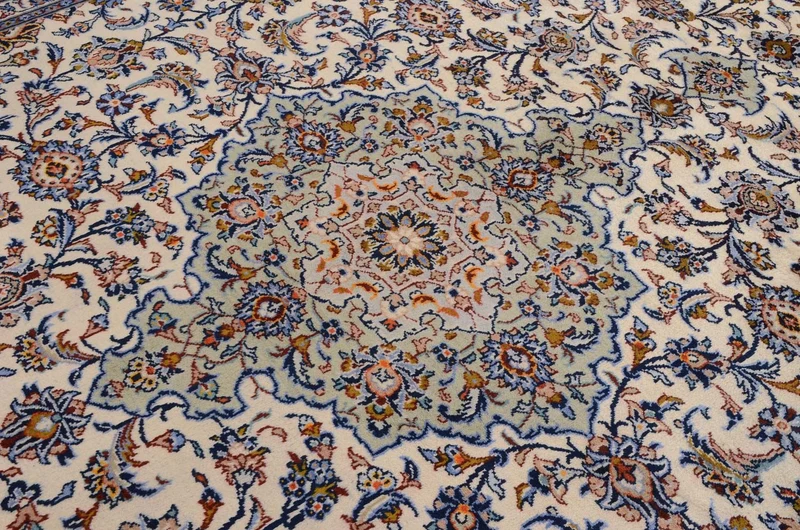 Perserteppich - Keshan 300 x 398 cm - beige