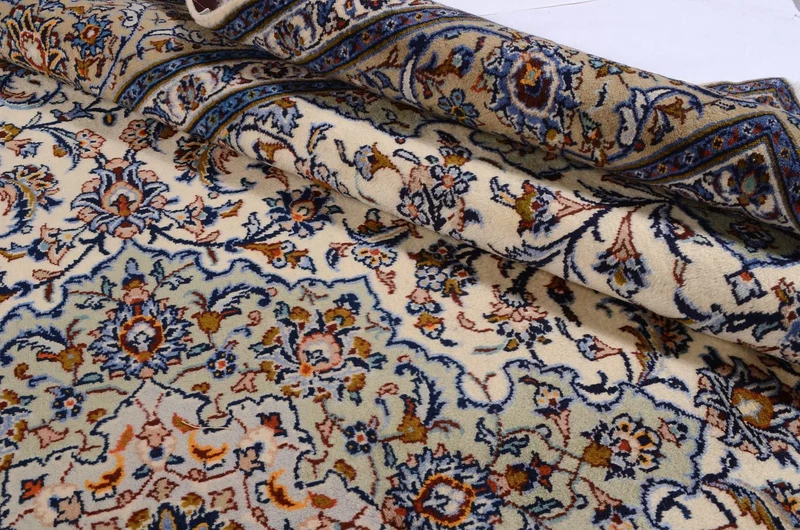 Perserteppich - Keshan 300 x 398 cm - beige