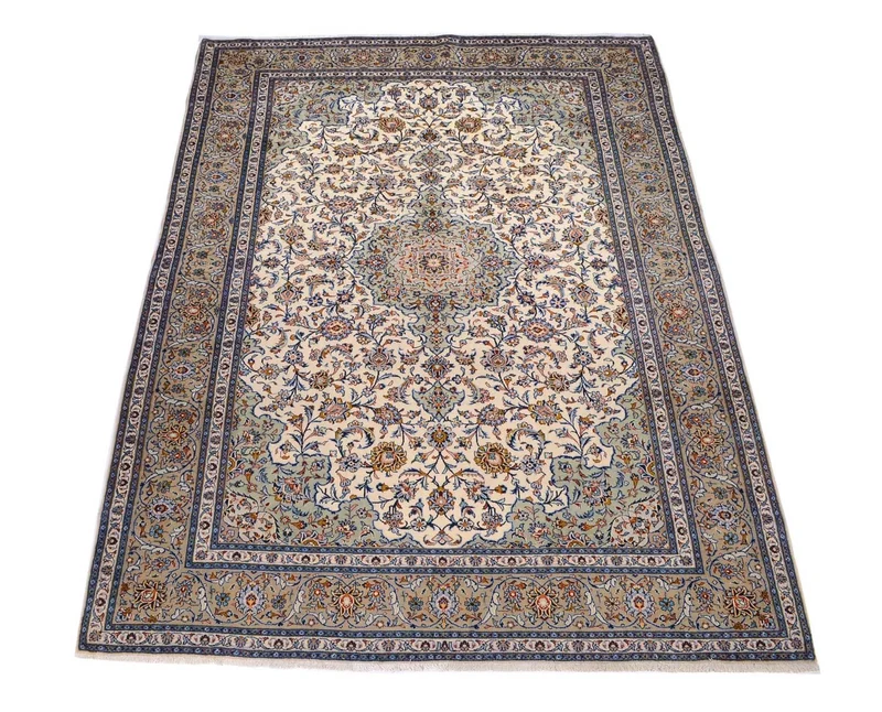 Perserteppich - Keshan 300 x 398 cm - beige