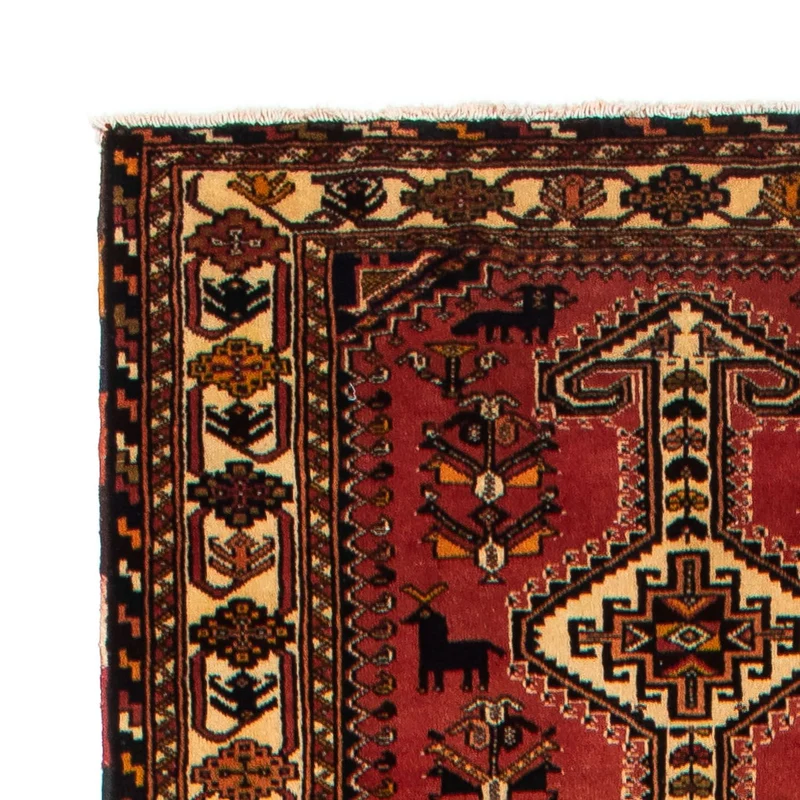 Perserteppich - Nomadic 100 x 400 cm - hellrot