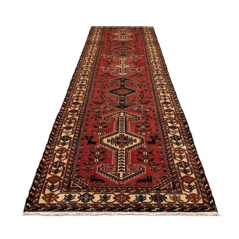Perserteppich - Nomadic 100 x 400 cm - hellrot