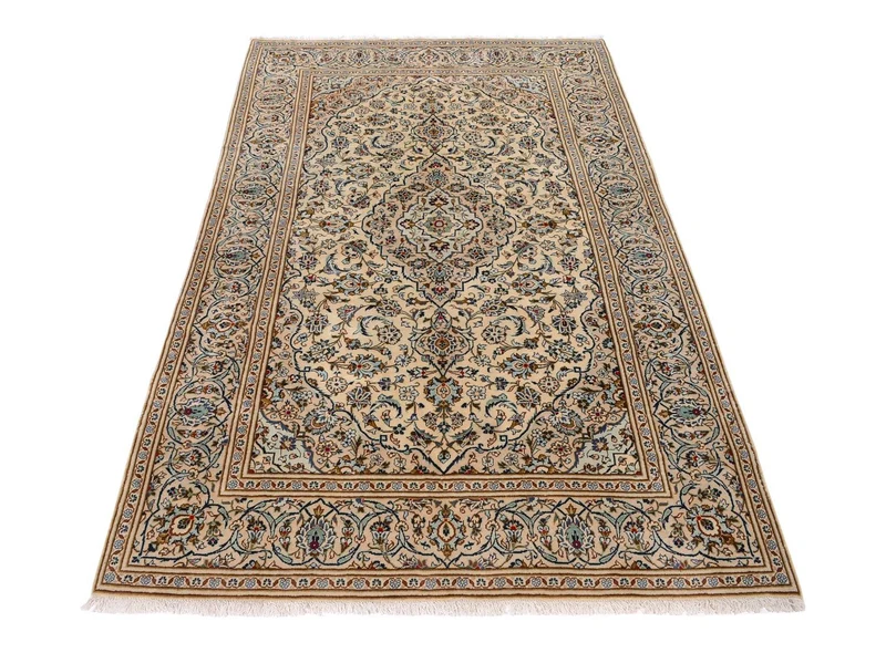 Perserteppich - Keshan 192 x 314 cm - beige