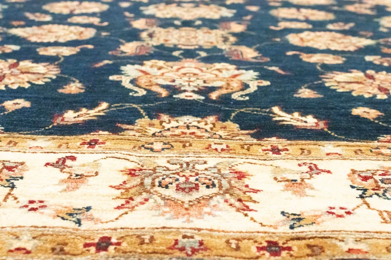 Ziegler Teppich 154 x 190 cm - blau