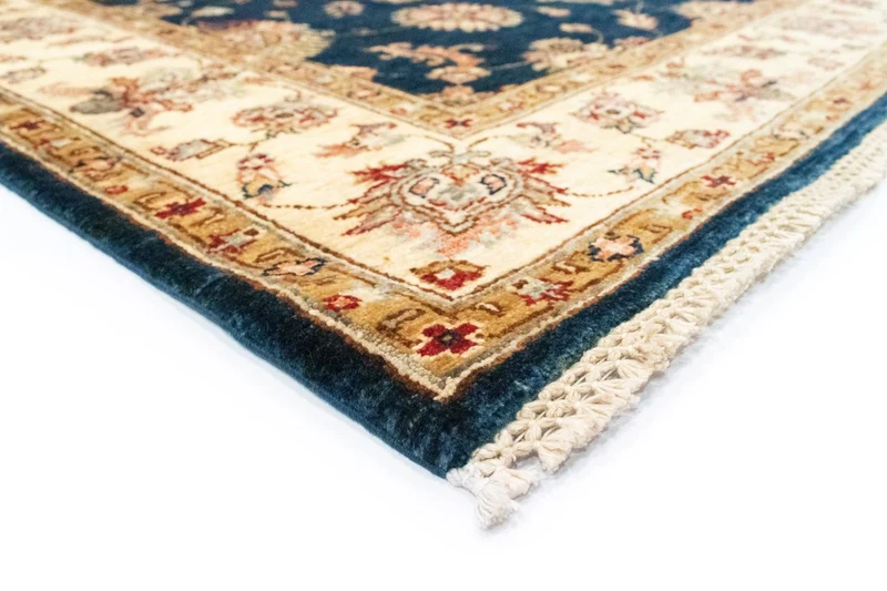 Ziegler Teppich 154 x 190 cm - blau