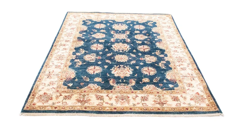 Ziegler Teppich 154 x 190 cm - blau