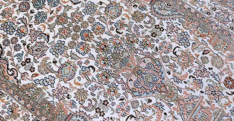 Seidenteppich - Kaschmir Seide 96 x 158 cm Teppichbrücke