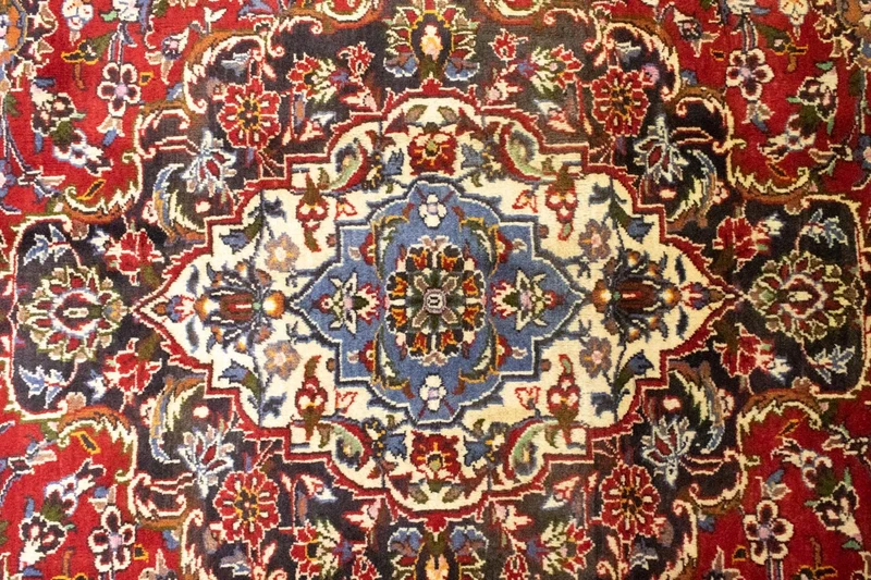 Perserteppich - Keshan 291 x 420 cm - rot