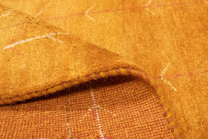 Gabbeh Teppich - Perser 151 x 193 cm - gold