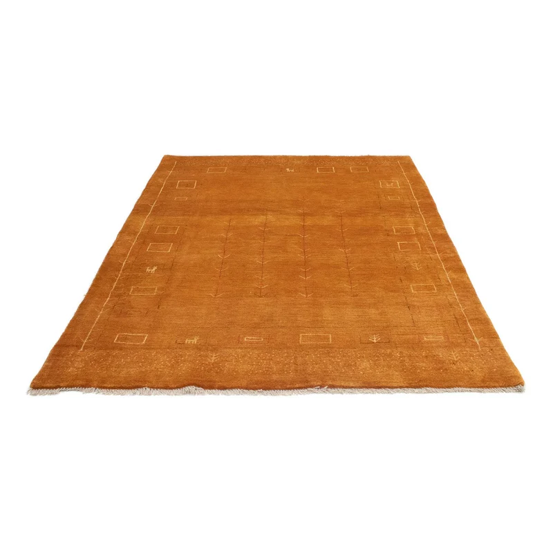 Gabbeh Teppich - Perser 151 x 193 cm - gold