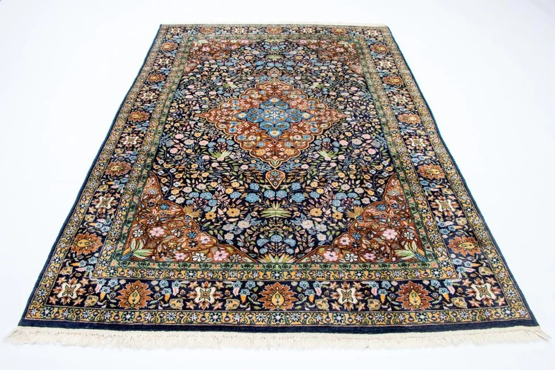 Orientteppich 140 x 226 cm - blau