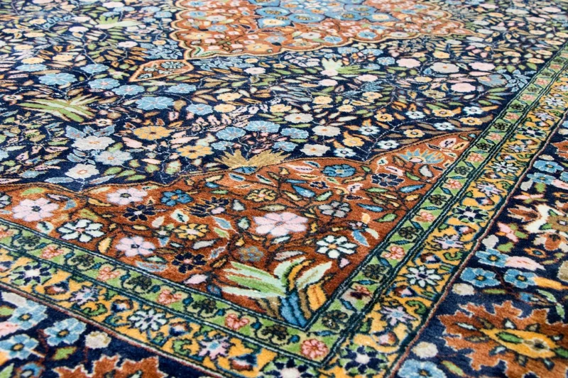 Orientteppich 140 x 226 cm - blau