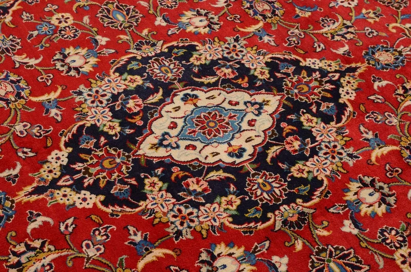 Perserteppich - Keshan 242 x 350 cm - rot
