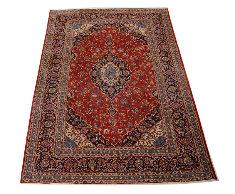 Perserteppich - Keshan 242 x 350 cm - rot