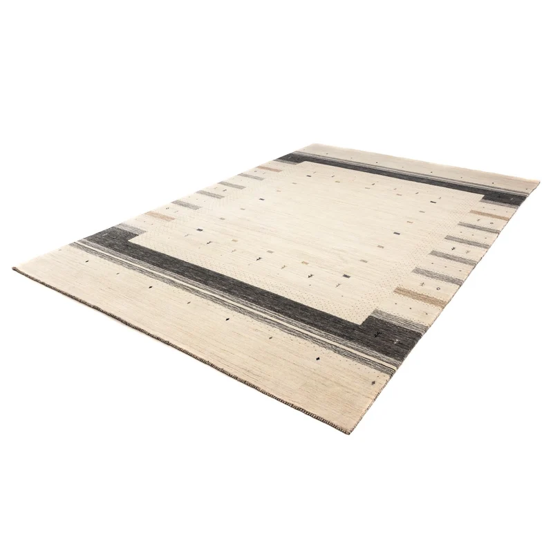 Gabbeh Teppich - Loribaft Indus 201 x 303 cm - beige