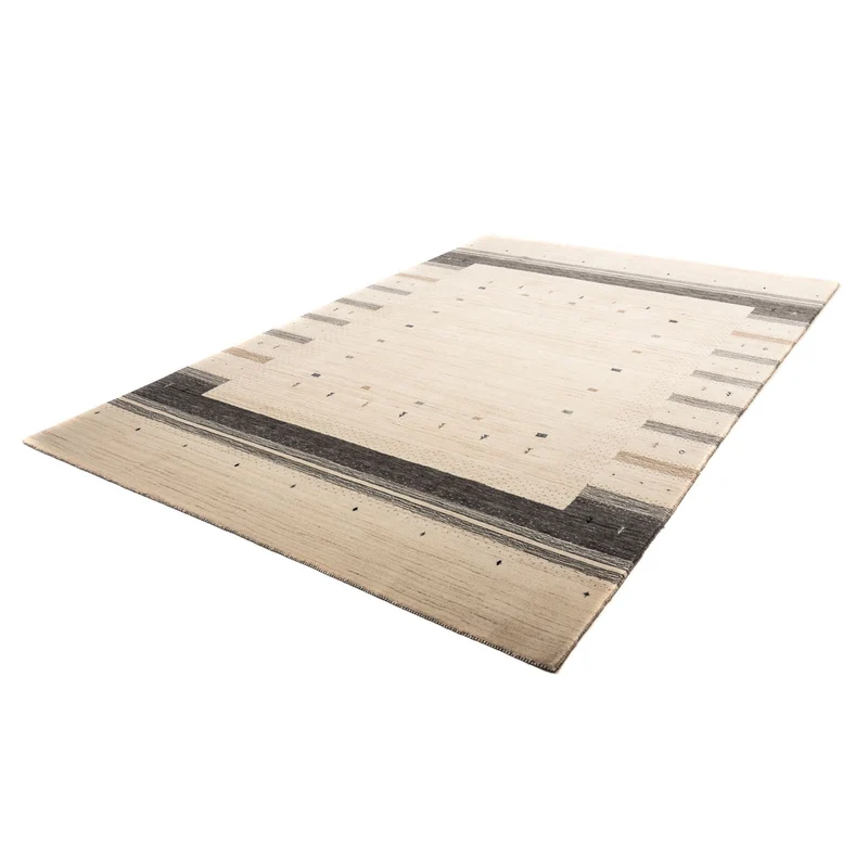 Gabbeh Teppich - Loribaft Indus 200 x 304 cm - beige