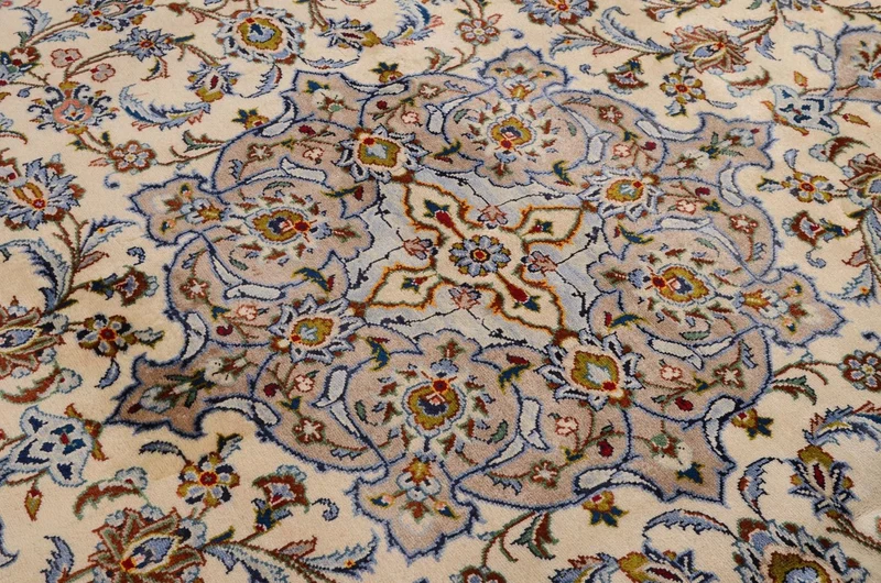 Perserteppich - Keshan 243 x 342 cm - beige