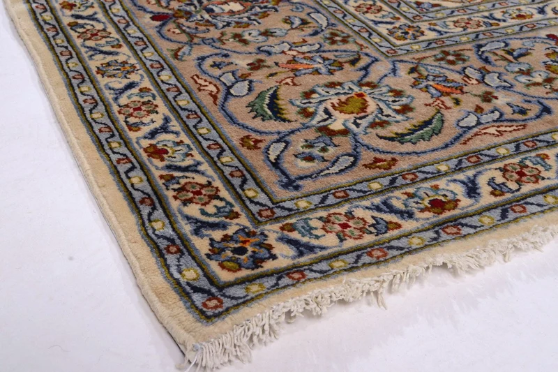 Perserteppich - Keshan 243 x 342 cm - beige