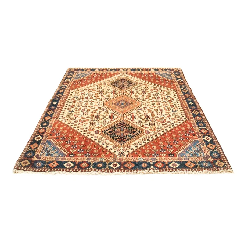 Perserteppich - Nomadic 150 x 193 cm - beige