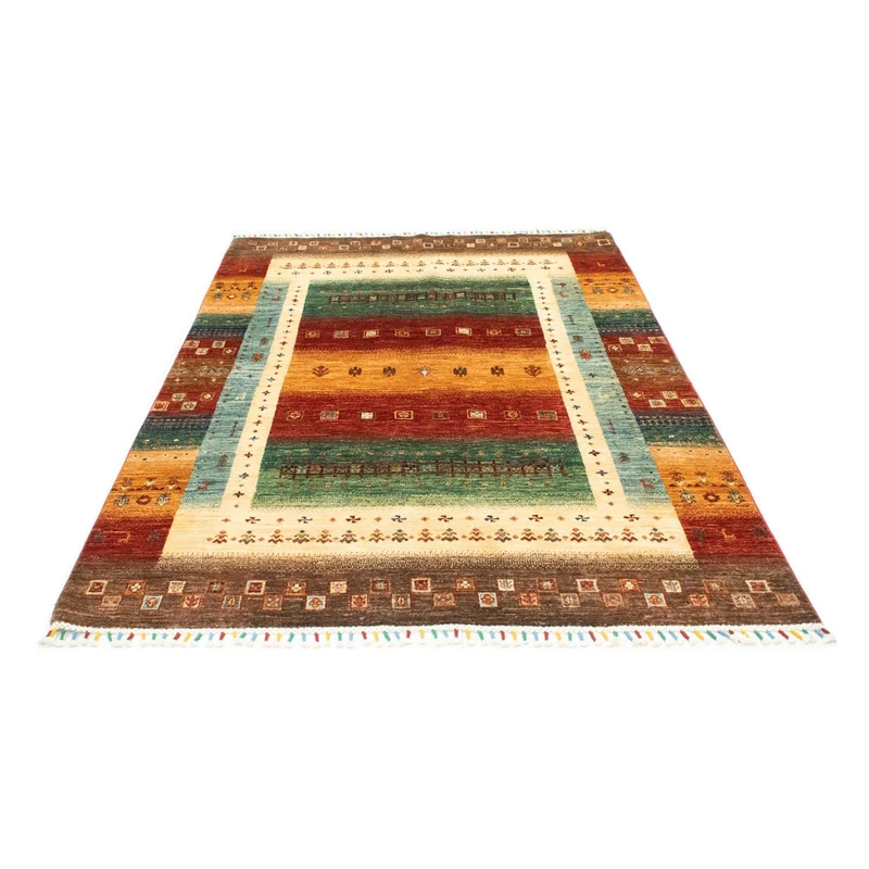 Gabbeh Teppich - Loribaft Indus 152 x 214 cm - mehrfarbig