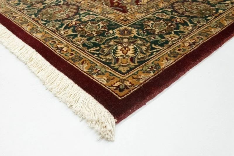 Seidenteppich - Hereke Seide - Premium 125 x 187 cm Teppichbrücke - rot