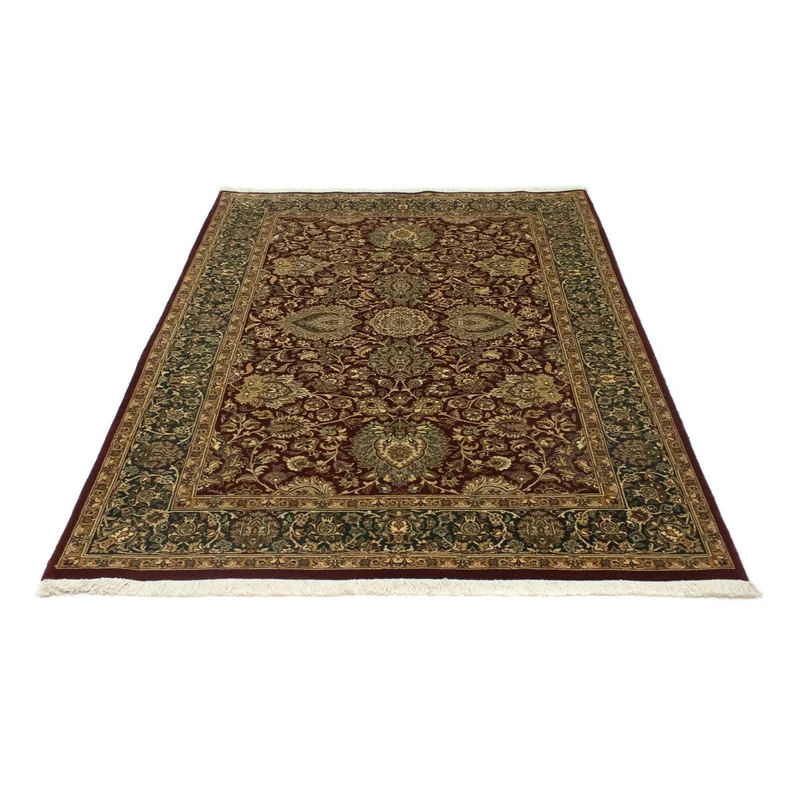 Seidenteppich - Hereke Seide - Premium 125 x 187 cm Teppichbrücke - rot