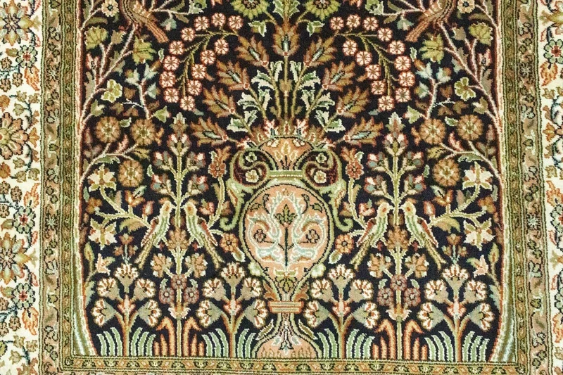 Seidenteppich - Kaschmir Seide 95 x 156 cm Teppichbrücke