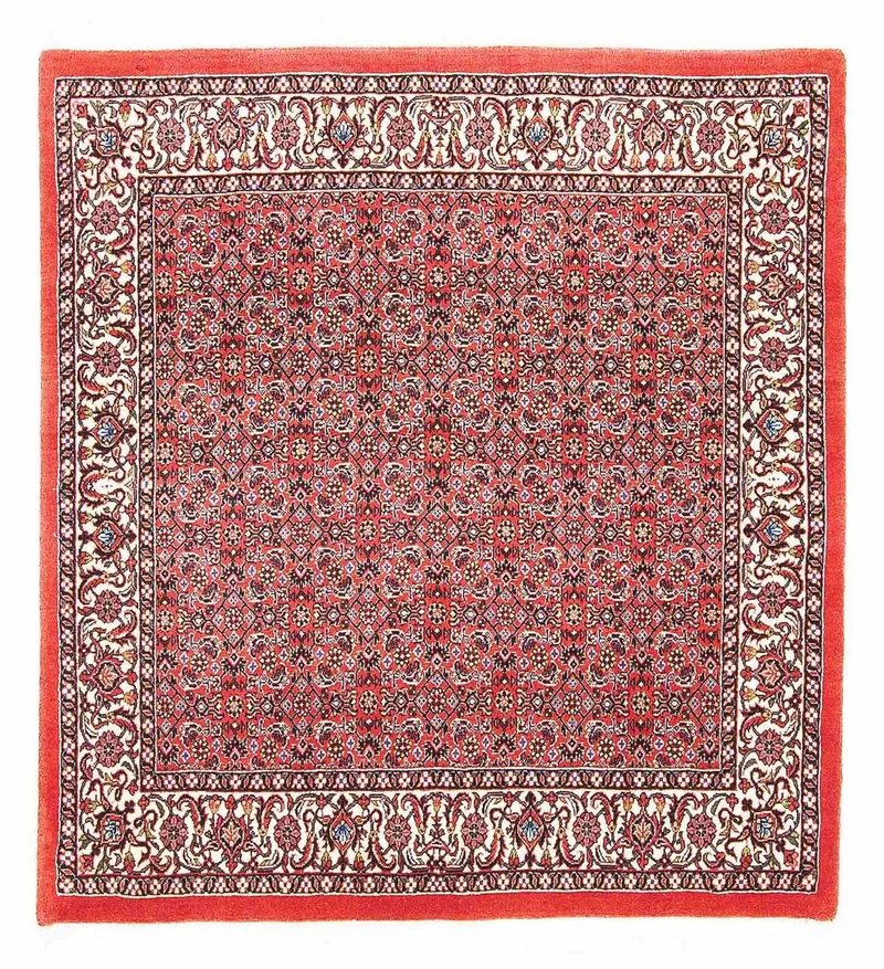 Perserteppich - Bidjar - Royal 101 x 105 cm Teppich Quadratisch - rot